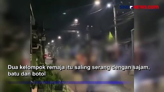 Berbekal Sajam Jumbo, Tawuran 2 Kelompok Remaja Pecah di Johar Baru