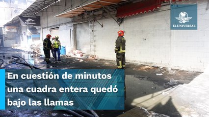 Incendio en Tepito, la tragedia que afecta a comerciantes en temporada decembrina