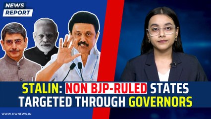 Descargar video: Stalin: Non BJP-Ruled States Targeted Through Governors | Tamil Nadu | RN Ravi | Modi | Udhayanidhi