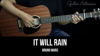 It Will Rain - Bruno Mars | EASY Guitar Tutorial with Chords / Lyrics