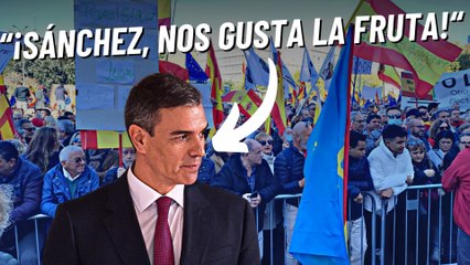 Las imágenes que no verás en laSexta: Cibeles grita al unísono “¡Nos gusta la fruta!”