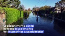 Les inondations dans le Pas-de-Calais vues du ciel