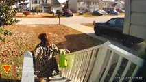 Woman Falling Down Steps Caught on Ring Camera | Doorbell Camera Video