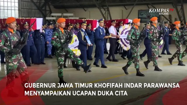 Khofifah Sampaikan Belasungkawa atas Kecelakaan Pesawat TNI AU Jatuh di Pasuruan