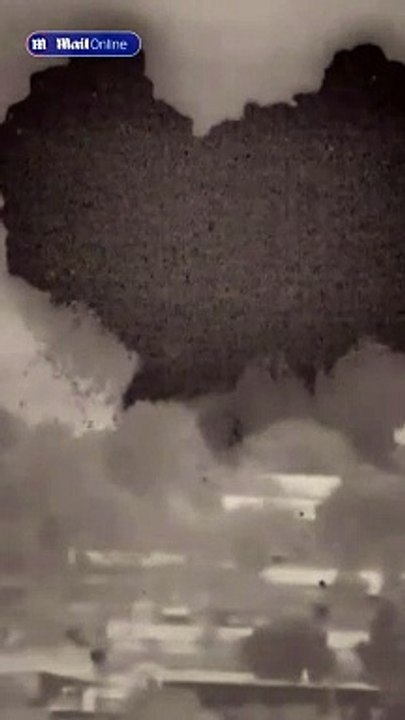 Israeli army video claims to show strikes on alleged Hezbollah targets