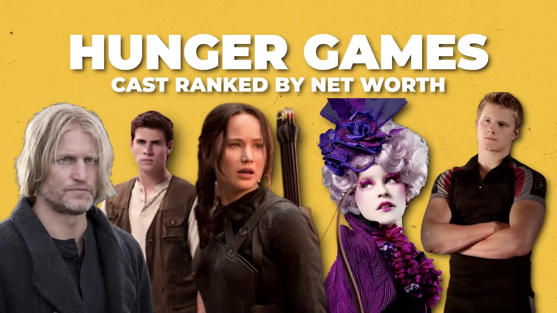 ⁣The Cast of Hunger Games Ranked by Net Worth