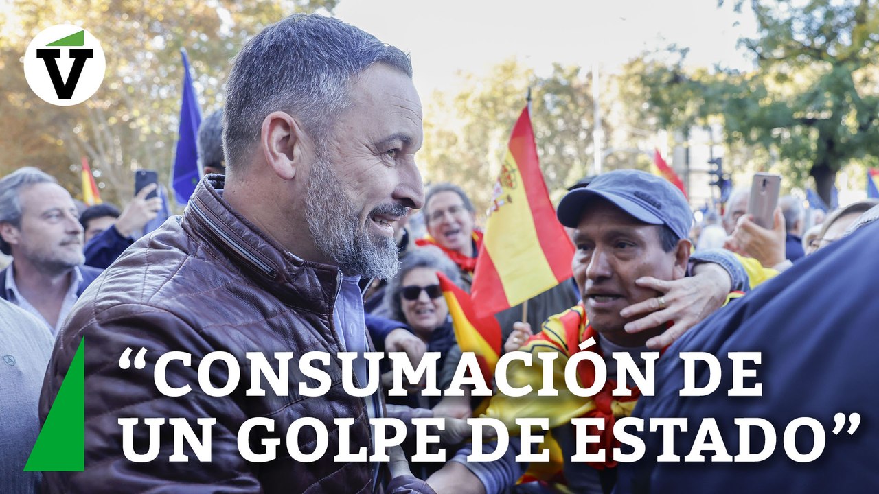 Abascal (Vox) denuncia que la ley de amnistía es la "consumación" de un golpe de Estado