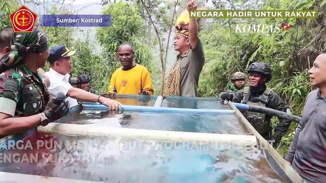 TNI AD Wujudkan 44 Titik Air Bersih Baru di Papua Melalui Program Manunggal Air