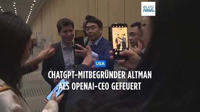 Schock in der KI-Branche: Rauswurf von ChatGPT-Mitbegründer Sam Altman bei OpenAI
