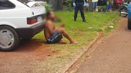 Após fuga, GM detém suspeito de homicídio que havia sido espancado por populares