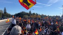 Las protestas contra la amnnistía se han trasladado de Cibeles a Ferraz y a la carretera A-6
