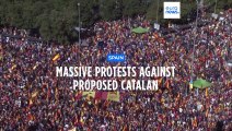 Thousands rally in Madrid against controversial amnesty deal for Catalonia’s separatists