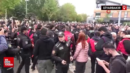 Diyarbakır’da izinsiz gösteri yapan HEDEP’lilere polis müdahalesi
