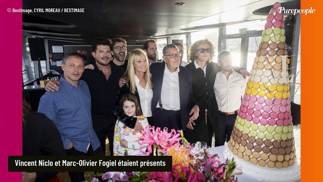 Mimie Mathy et son mari Benoist, Laurent Gerra et sa femme Chistelle... Tous là pour les 85 ans de Jean-Claude Camus