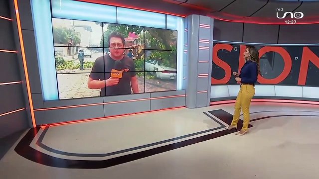 Los fuertes vientos están provocando estragos en Santa Cruz