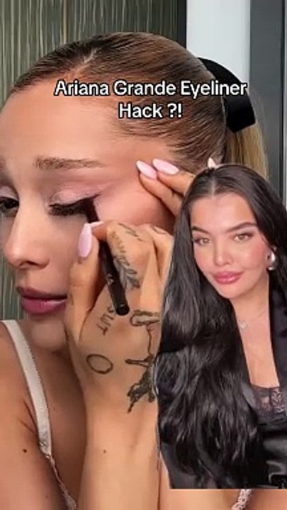 Ariana Grande’s makeup hack #shorts