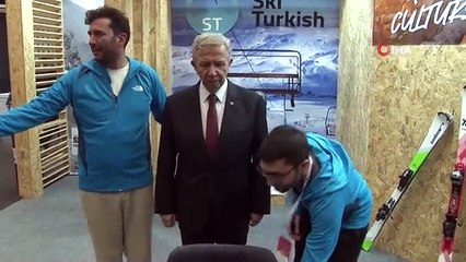 Descargar video: Ankara Büyükşehir Belediye Başkanı Mansur Yavaş, Travel Expo Ankara Fuarı'nı ziyaret etti