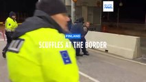 Asylum seekers trying to enter Finland from Russia scuffle with guards