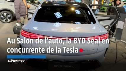 Au Salon de l'automobile marseillais, la BYD Seal en concurrente de la Tesla