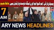 ARY News 7 AM Headlines 19th November 2023 | Hafiz Naeem ur Rehman's Big Statement