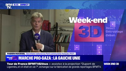 Bombardements israéliens à Gaza: "C'est essentiel que nous soyons mobilisés pour faire cesser cette pluie de bombes sur des innocents", affirme Fabien Roussel