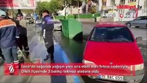 İzmir'de kuvvetli fırtına! 3 tekne alabora oldu