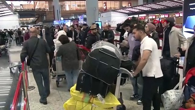 Les annulations de vols de THY et Pegasus se poursuivent en raison de conditions météorologiques défavorables à Istanbul