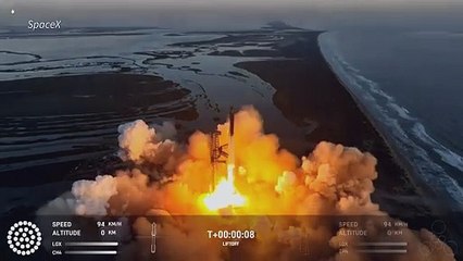 El cohete de SpaceX explota pero avanza en su objetivo de llegar a la Luna