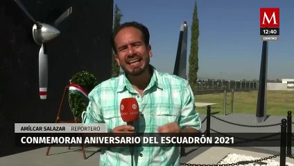 Conmemoran en Edomex el 78 aniversario del retorno del Escuadrón 201 a México