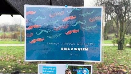 ParkRun z Wąsem we Włocławku - akcja wspierająca profilaktykę raka jąder i prostaty