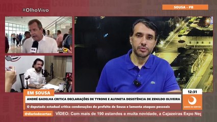 André Gadelha quer que Ministério Público apure confissão de Tyrone sobre compra de apoios em Sousa