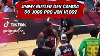 Jimmy butler deu camisa do jogo pro jon vlogs