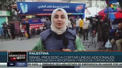 Israel corta líneas adicionales de comunicación