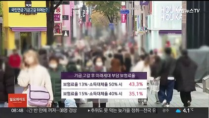 국민연금, 기금고갈 7년 연장…기초연금 등 구조개혁은