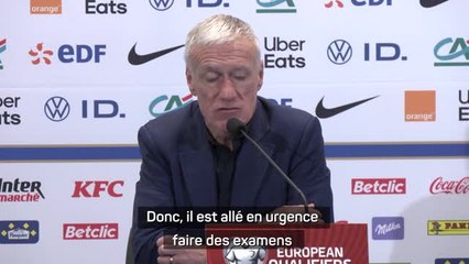 France - Zaïre-Emery marque, mais sort sur blessure