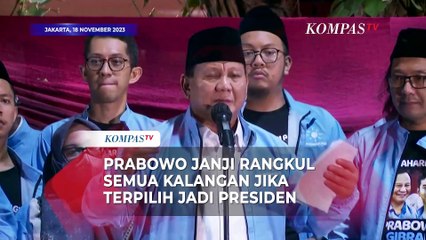 Tiru Kepemimpinan Jokowi, Prabowo Janji Rangkul Semua Pihak Jika Terpilih Jadi Presiden