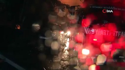 Beykoz'da marangozhanede yangın paniği