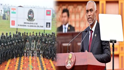 ಸೇನೆ ಹಿಂಪಡೀರಿ: ಮಾಲ್ಡೀವ್ಸ್ ಅಧ್ಯಕ್ಷನಿಂದ ಭಾರತಕ್ಕೆ ಸೂಚನೆ :ಹಳೆಯ ನೆರವು ಮರೆತ ಮುಯಿಜ್