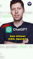 ChatGPT ने अपने CEO को बर्खास्त कर दिया! सैम अल्टमैन #OpenAi #shorts #chatgpt | वनइंडिया हिंदी