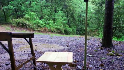 Solo camping in the pouring rain of Kedai Re's makgeolli with pork belly and kimchi pancakes