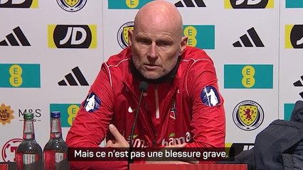 Скачать видео: Norvège - Le sélectionneur Solbakken pas inquiet pour la blessure de Haaland