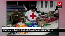 Cruz Roja Yucatán envía 11 toneladas de alimentos a Guerrero para damnificados por 'Otis'