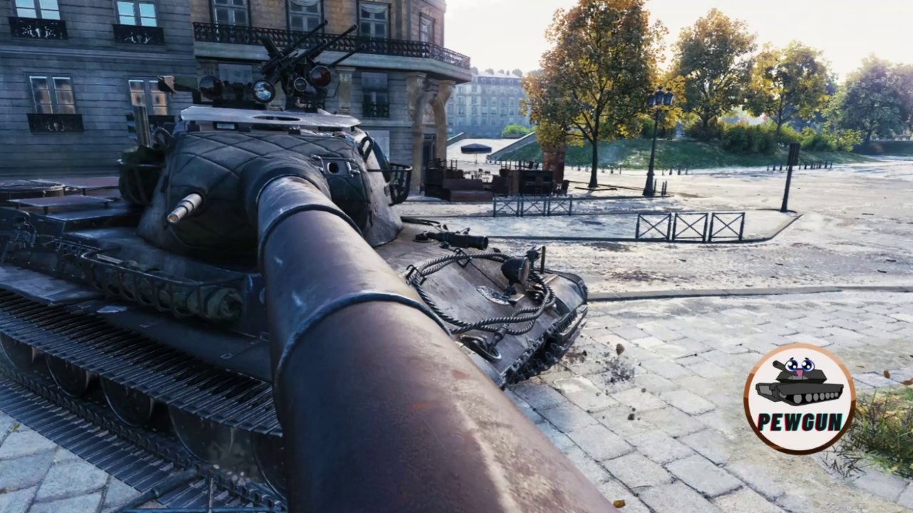 [ wot ] AMX M4 MLE. 54 破壞敵線，戰場無敵！| 9 kills 10k dmg | world of tanks |  @pewgun77