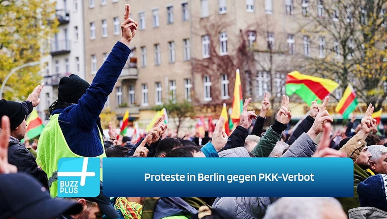 Proteste in Berlin gegen PKK-Verbot