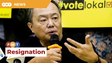 Bersih chairman resigns