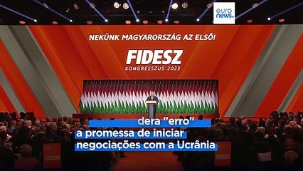 Viktor Orbán: "Ucrânia está a anos-luz de aderir à União Europeia"