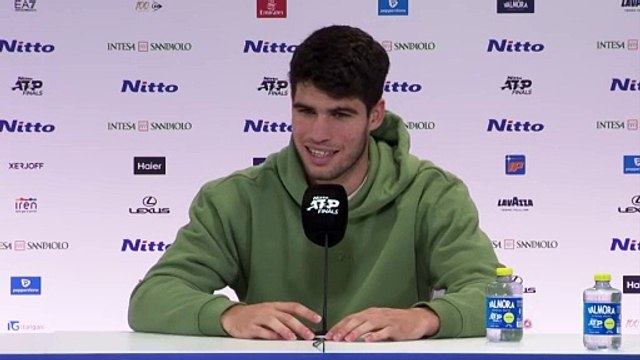 ATP Finals 2023 - Carlos Alcaraz : “I realized how far I am from Novak Djokovic”