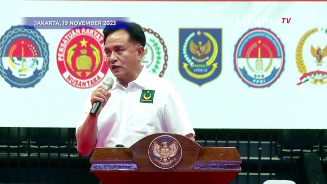 Yusril Beberkan Persoalan Tanah di Desa dalam Deklarasi APDESI Dukung Prabowo-Gibran