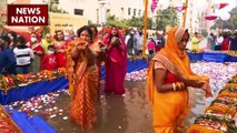 Chhath Puja 2023 : Delhi की आम आदमी पार्टी की सरकार ने छठ पूजा के लिए जगह-जगह बनाए घाट