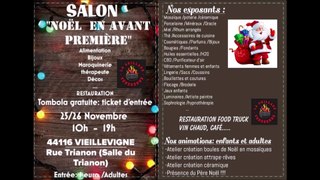 Manolie (Lindsay) : Annonce du Salon de Noël à Vieillevigne sur France Bleu Loire Océan , 19/11/2023